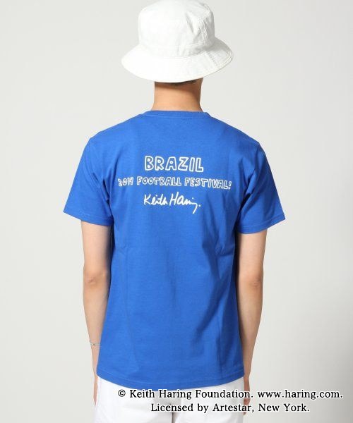 RAGEBLUE（レイジブルー）の「【Keith Haring×RAGEBLUE】サッカーT