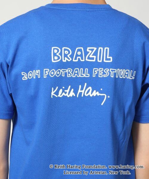 RAGEBLUE（レイジブルー）の「【Keith Haring×RAGEBLUE】サッカーT