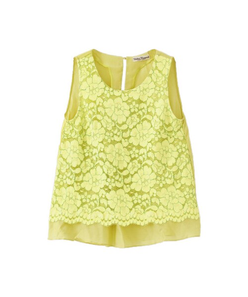 URBAN RESEARCH(アーバンリサーチ)の「レースノースリーブラウス(トップス・レディース・Blue/Yellow/White・FREE)」の1枚目の写真