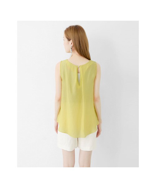 URBAN RESEARCH(アーバンリサーチ)の「レースノースリーブラウス(トップス・レディース・Blue/Yellow/White・FREE)」の9枚目の写真