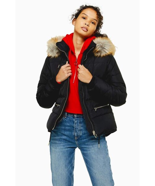 puffer topshop