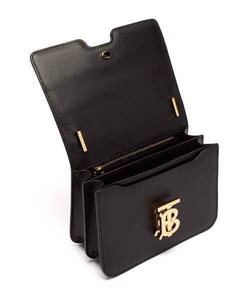 BURBERRY（バーバリー）の「Burberry - Tb Monogram Leather Cross Body Bag - Womens - Black（ショルダーバッグ・レディース・Black・One Size）」の2枚目の写真