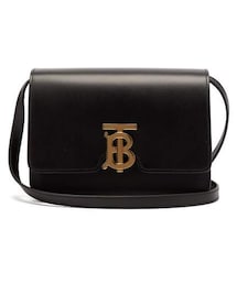 BURBERRY | Burberry - Tb Monogram Leather Cross Body Bag - Womens - Black(ショルダーバッグ)