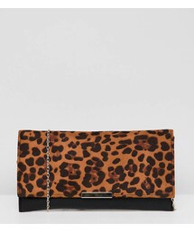 Accessorize Kelly leopard print clutch bag