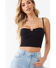 Forever 21 Ribbed Sweetheart Cami