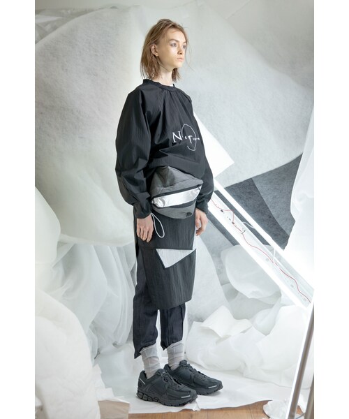 BALMUNG（バルムング）の「BALMUNG / パネルレイヤースカート  / black（Tシャツ/カットソー・その他）」の8枚目の写真