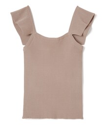 GRL | フリルショルダーリブニットトップス(Tシャツ/カットソー)