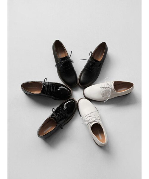 SAPPUN(サプン)の「Rudin(ローファー・レディース・White/Black・22.5-25.0cm)」の1枚目の写真