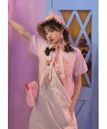 Bobon21 | ツインはりねずみフォトTシャツ-全３色-(Tシャツ/カットソー)