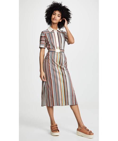 TORY BURCH（トリーバーチ）の「Tory Burch Striped Polo Dress