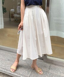 DHOLIC | バックゴムフレアロングスカート(スカート)