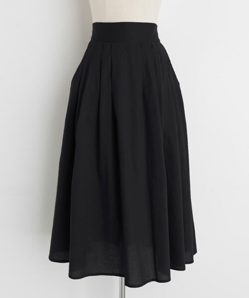 DHOLIC（ディーホリック）の「バックゴムフレアロングスカート（スカート・レディース・その他/グリーン/ブラック/ブラウン・FREE）」の2枚目の写真