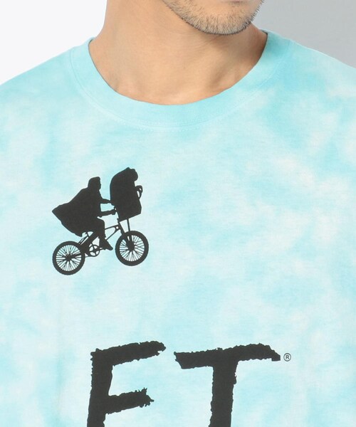 MANASTASH(マナスタッシュ)の「MANASTASH/マナスタッシュ 別注tiedye Tシャツ/E.T.(その他・メンズ・BLUE・M/L/XL)」の4枚目の写真