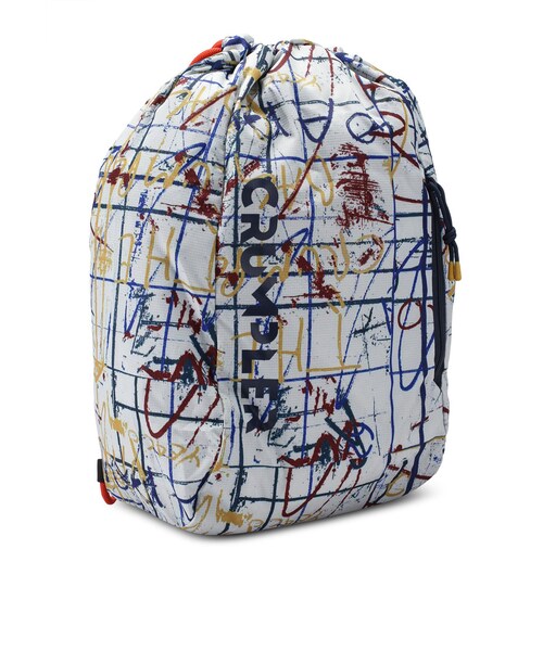 CRUMPLER（クランプラー）の「Squid Pocket Large Drawstring Backpack（その他・Mr Pattern Vanilla・129.00）」の2枚目の写真