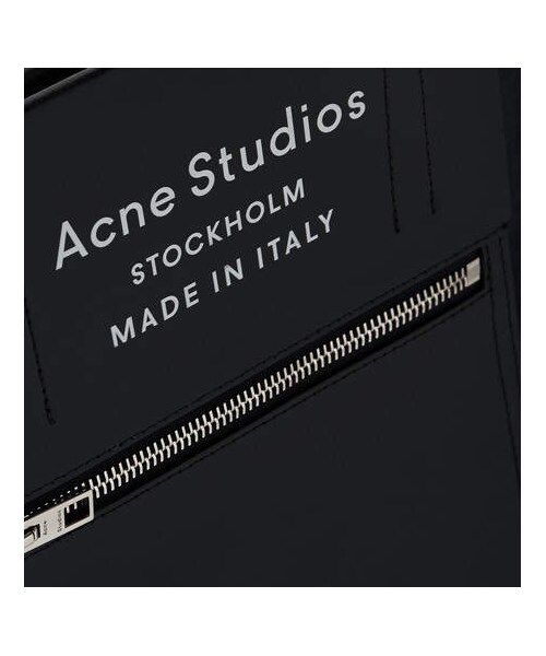 Acne Studios（アクネストゥディオズ）の「Acne Studios Leather-Trimmed Nylon Tote Bag（トートバッグ・メンズ・Black・One Size）」の3枚目の写真