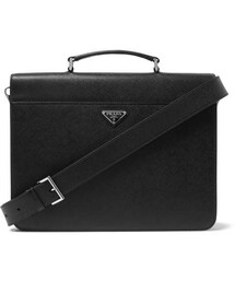 PRADA | Prada Saffiano Leather Briefcase(ビジネスバッグ)