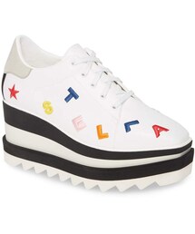 Stella McCartney Sneak-Elyse Logo Platform Sneaker