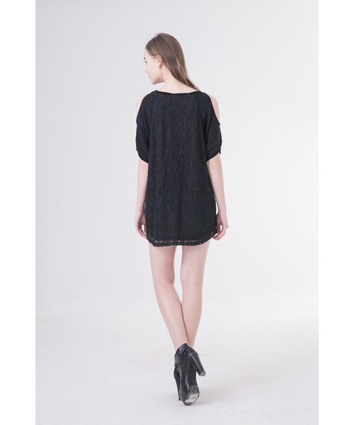 ORENDA（オレンダ）の「秒殺情敵款蕾絲挖肩洋裝（ワンピース/ドレス・レディース・白/黑・S/M）」の13枚目の写真