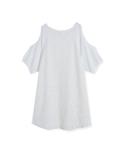 ORENDA（オレンダ）の「秒殺情敵款蕾絲挖肩洋裝（ワンピース/ドレス・レディース・白/黑・S/M）」の2枚目の写真