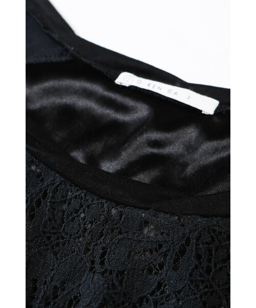 ORENDA（オレンダ）の「秒殺情敵款蕾絲挖肩洋裝（ワンピース/ドレス・レディース・白/黑・S/M）」の9枚目の写真