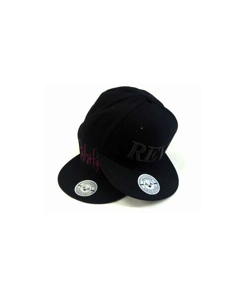 VIRGOwearworks（ヴァルゴウェアワークス）の「REV / FALSIFICATION CAP キャップ（帽子・メンズ・REV/falsification、SIZE : FREE/直営店限定REV BLK/BLK/直営店限定falsification BLK/BUR）」の2枚目の写真