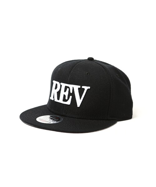 VIRGOwearworks（ヴァルゴウェアワークス）の「REV / FALSIFICATION CAP キャップ（帽子・メンズ・REV/falsification、SIZE : FREE/直営店限定REV BLK/BLK/直営店限定falsification BLK/BUR）」の4枚目の写真