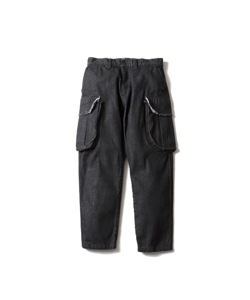 VIRGOwearworks（ヴァルゴウェアワークス）の「BAGGY D CARGO DENIMES デニムカーゴパンツ（パンツ・メンズ・INDIGO. BLACK・2/3/4）」の2枚目の写真