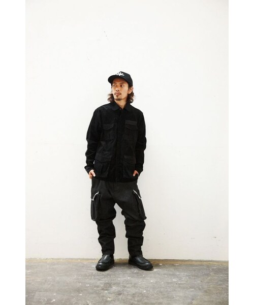 VIRGOwearworks（ヴァルゴウェアワークス）の「BAGGY D CARGO DENIMES デニムカーゴパンツ（パンツ・メンズ・INDIGO. BLACK・2/3/4）」の4枚目の写真