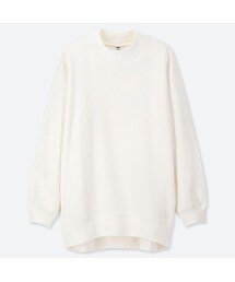 UNIQLO | スウェットモックネックロングシャツ（長袖）(Tシャツ/カットソー)