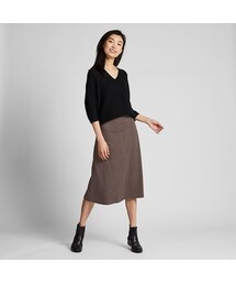 UNIQLO | ジャカードフレアミディスカート(スカート)