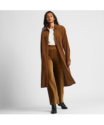 UNIQLO | コーデュロイシャツワンピース（長袖）(ワンピース)