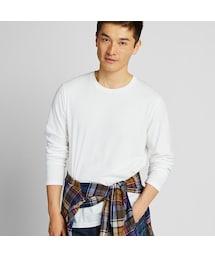 UNIQLO | スーピマコットンクルーネックT（長袖）(Tシャツ/カットソー)