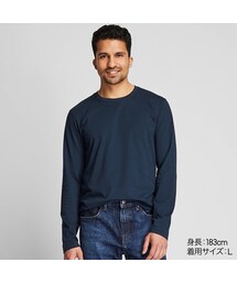 UNIQLO | スーピマコットンクルーネックT（長袖）(Tシャツ/カットソー)