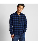 ユニクロ | フランネルチェックシャツ（レギュラーカラー・長袖）(Shirts)