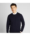 ユニクロ | エクストラファインメリノクルーネックセーター（長袖）(針織衫)
