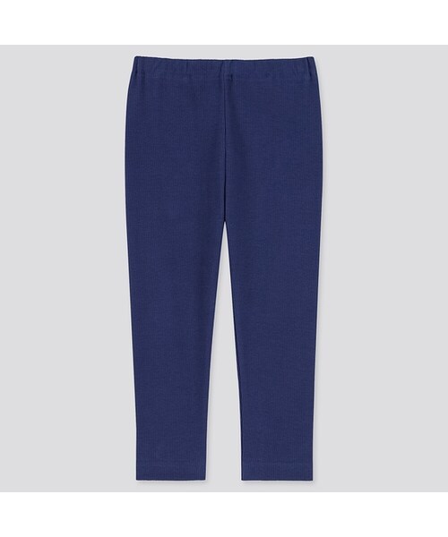 UNIQLO（ユニクロ）の「レギンス（リブ・10分丈）（その他ベビー用品・キッズ・RED 16/YELLOW 48/BLUE 67/BLACK 09/GRAY 05・100/90/70/80/110）」の4枚目の写真