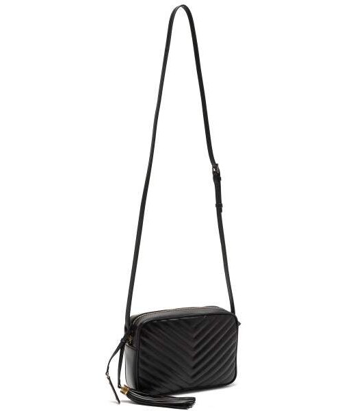 Saint Laurent(サンローラン)の「Saint Laurent - Lou Quilted Leather Cross Body Bag - Womens - Black(ショルダーバッグ・レディース・Black・One Size)」の4枚目の写真