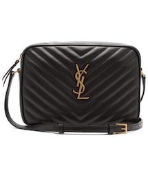 Saint Laurent | Saint Laurent - Lou Quilted Leather Cross Body Bag - Womens - Black(ショルダーバッグ)