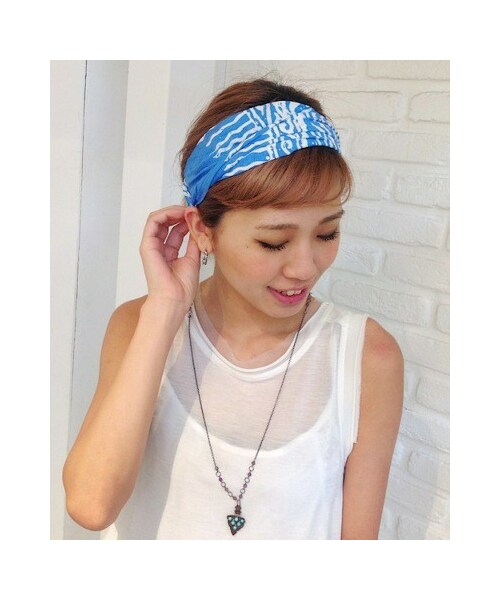 Lagoon ラグーン ラグーン の ヘアバンド サックス ホワイト その他 Wear