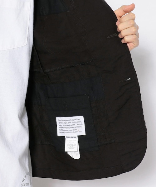 Engineered Garments（エンジニアードガーメンツ）の「Bedford jkt double cloth / Engineered Garments/エンジニアド ガーメンツ（ジャケット/アウター・メンズ・BLACK・S）」の10枚目の写真