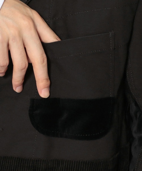 Engineered Garments（エンジニアードガーメンツ）の「Bedford jkt double cloth / Engineered Garments/エンジニアド ガーメンツ（ジャケット/アウター・メンズ・BLACK・S）」の6枚目の写真