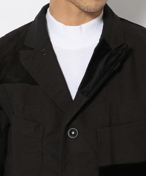 Engineered Garments（エンジニアードガーメンツ）の「Bedford jkt double cloth / Engineered Garments/エンジニアド ガーメンツ（ジャケット/アウター・メンズ・BLACK・S）」の5枚目の写真