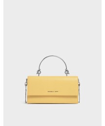 CHARLES & KEITH | Demi Metal Top Handle Long Wallet(バッグ)