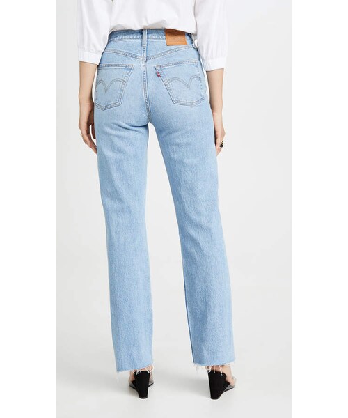 Levi's(リーバイス)の「Levi's Ribcage Straight Full Length Jeans(デニムパンツ・レディース・Blue・24/25/26/27/28/29/30/31/32)」の4枚目の写真