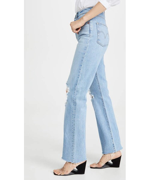 Levi's(リーバイス)の「Levi's Ribcage Straight Full Length Jeans(デニムパンツ・レディース・Blue・24/25/26/27/28/29/30/31/32)」の5枚目の写真