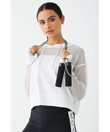Forever 21 Active Fishnet Hoodie