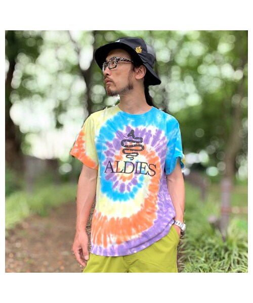ALDIES(アールディーズ)の「ALDIES Tie Dye T(Multi)(Tシャツ/カットソー・その他)」の9枚目の写真