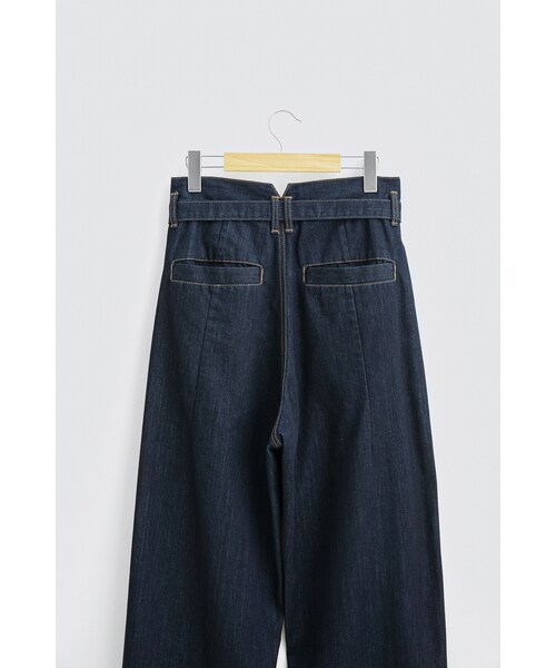 Re:（アールイー）の「Tuck wide PT  (Sax)（デニムパンツ・メンズ・その他）」の3枚目の写真