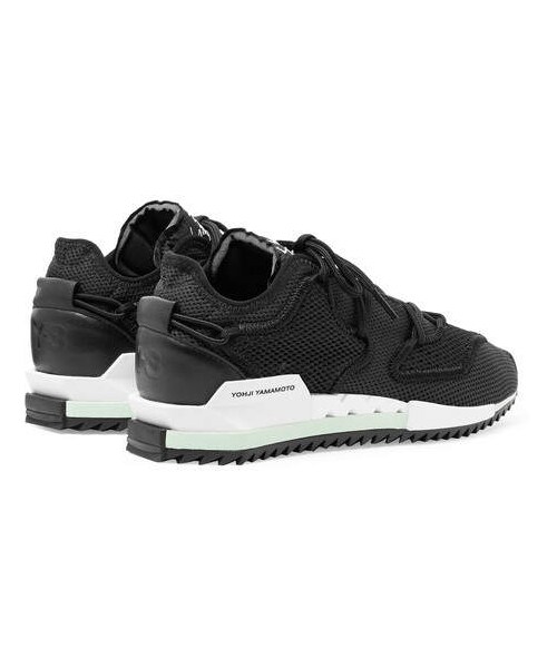Y-3（ワイスリー）の「Y-3 Harigane Mesh And Rubber Sneaker（スニーカー・メンズ・Black・7/10）」の2枚目の写真