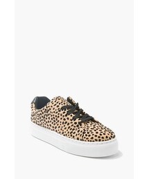 Forever 21 Cheetah Print Low-Top Sneakers
